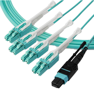 Cable breakout MTP con terminación MTP LC Dúplex