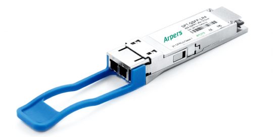 Transceiver compatible QSFP-40G-LR4-COM Arpers 40GBASE-LR4, 1310 nm, SMF with OTU3 data-rate support for Cisco